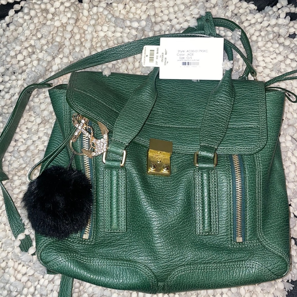 PHILLIP LIM Textured Calfskin Medium Pashli Satchel